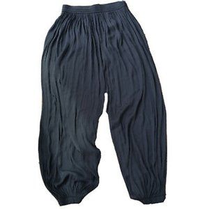 Zara Silk Flowly Bohemian JOgger Harem Pants